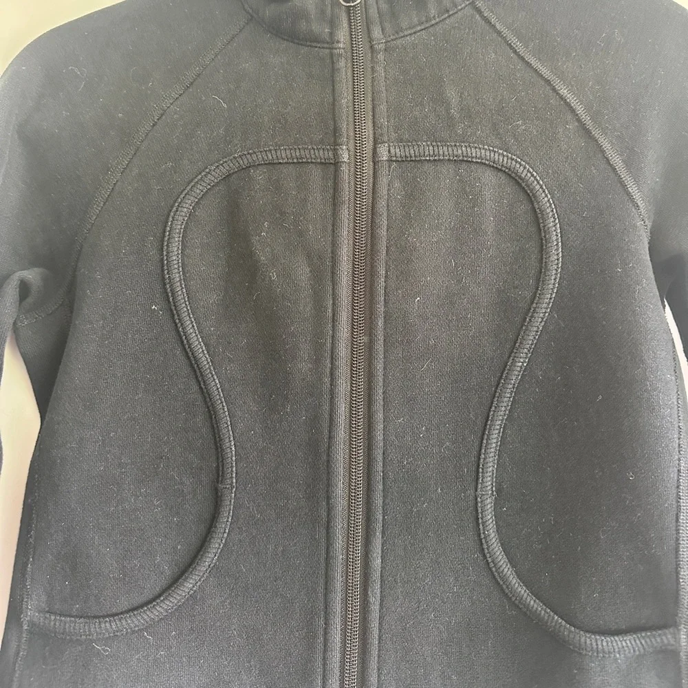 Lululemon Old Style Black Full Zip Scuba Jacket!